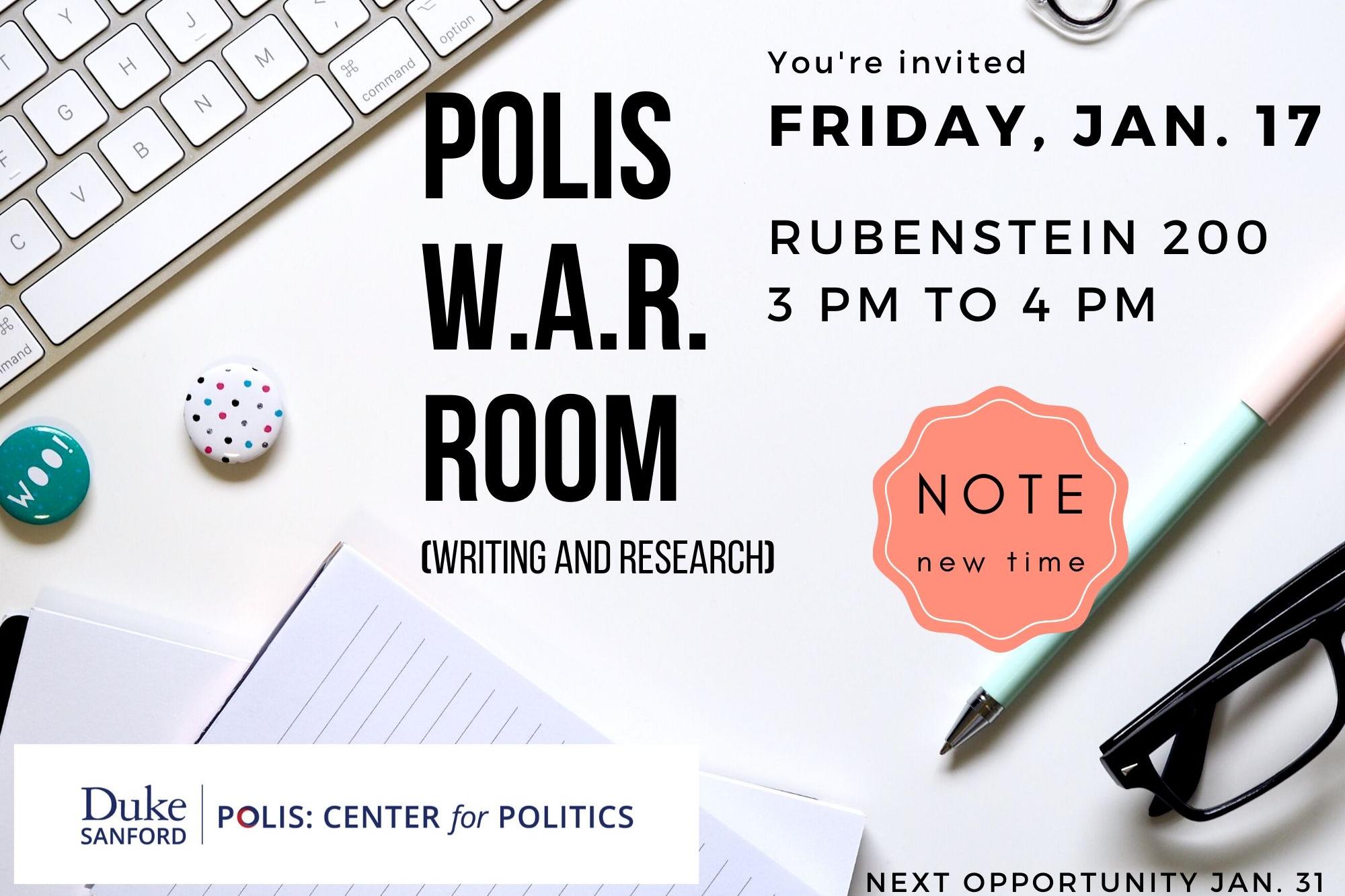 Join us in Rubenstein 200 at 3pm on Friday